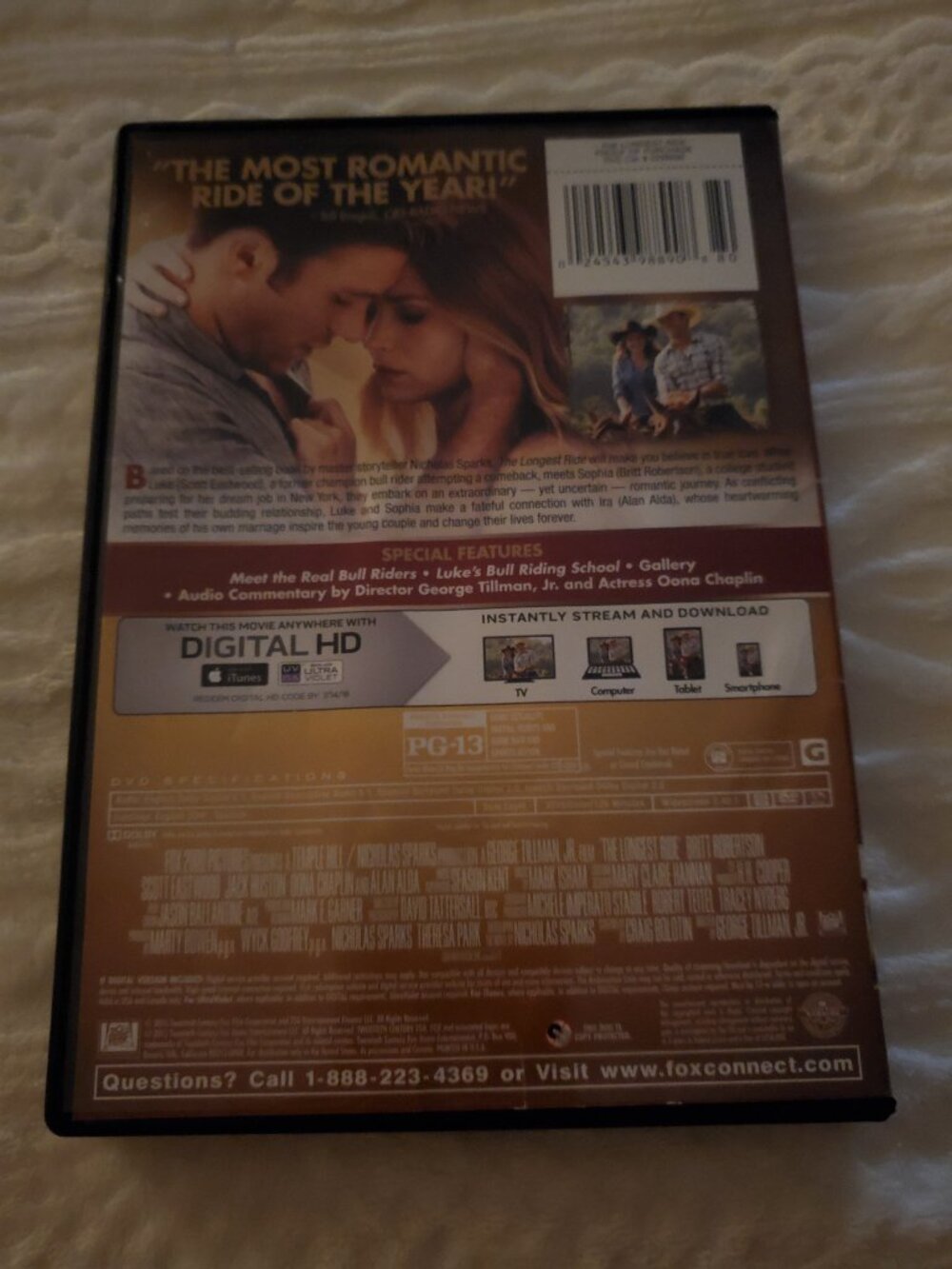 The Longest Ride Dvd - Picture 2 of 4